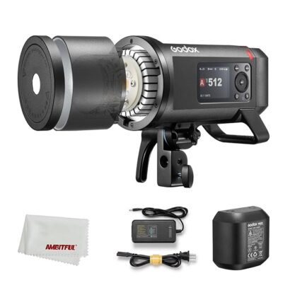 Godox AD600Pro II AD600 Pro 600Ws Outdoor Flash, 2.4G Wireless X System,TTL GN87 HSS 1/8000s,40W Bi-Color 2800k-6000k,0.01s~0.9s Recycle Time,28.8V/2600mAh Lithium Battery【AD600BM AD600PRO Update】